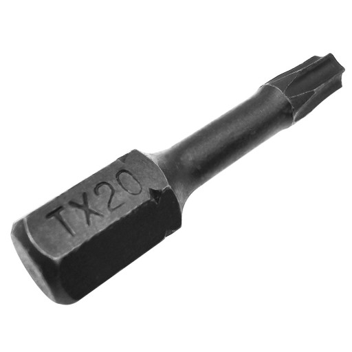 NÁRAZOVÝ BIT TX20 30mm STAR TORX TORX NÁRAZOVÝ COBIT 1ks