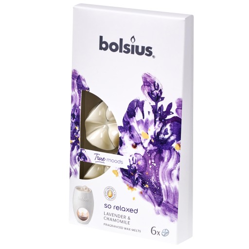 True Scents vonný vosk levanduľa a harmanček 6 ks Bolsius