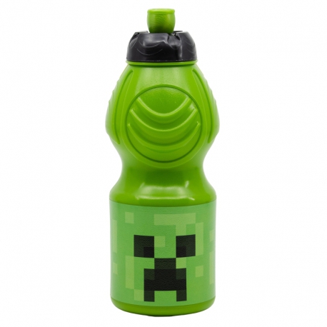 Fľaša na vodu MINECRAFT CREEPER BPA-FREE do školy 400ml