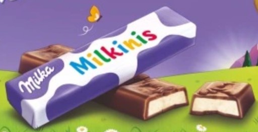 Milka Milminis tyčinky mliečnej čokolády 87,5g tyčinka s čokoládovou náplňou