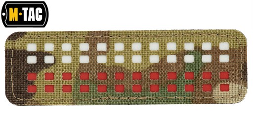 VELCRO NÁŠIVKA POLISH FLAG MINI Štvorcový laserový rez 25x80 M-TAC MULTICAM
