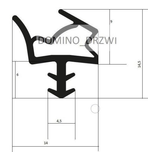 TESNENIE PRE PRAHU DVERÍ, KDE SVETLOHNEDÝ PRAH