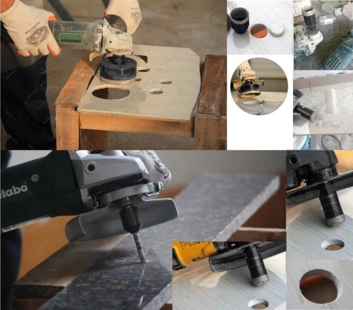 DIAMANTOVÁ OTVOROVÁ PÍLA 10mm M14 FRÉZA NA KERAMICKÉ KERAMICKÉ OBKLADY