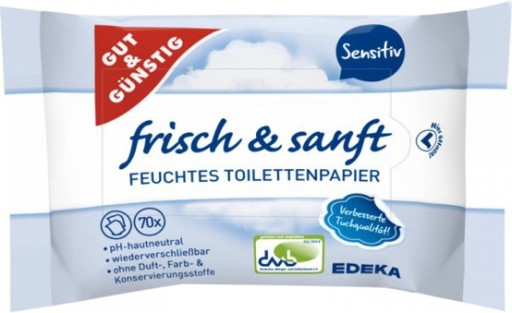 G&G SENSITIV Zvlhčujúci toaletný papier