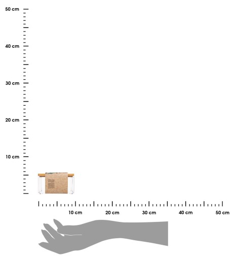 KOZMETICKÁ DOBIČKA S BAMBUSOVÝM viečkom 9x9cm