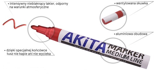 OLEJOVÝ ZNAČOVAČ, STAVEBNÉ PERO, NEPRAŤANÉ, ZLATÉ