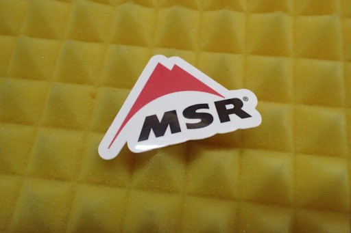 NÁLEPKA MSR NÁLEPKA 5,8 x 3,6 cm