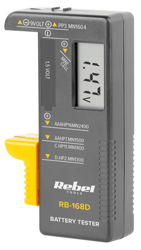 Tester Merač na kontrolu batérie Test batérií