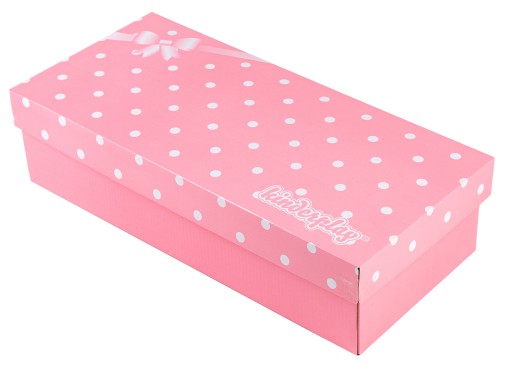 VEĽKÉ KARTÓNOVÉ DARČEKOVÉ BALENIE PRE BÁBIKU 45 cm