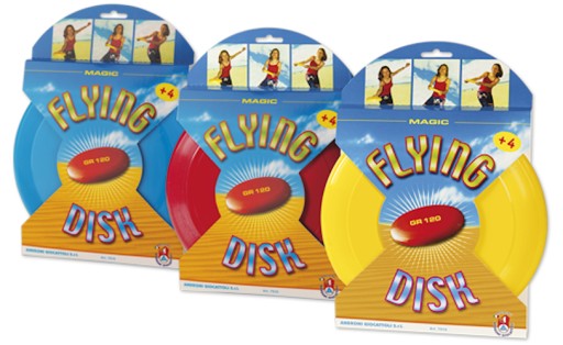 Disk FRISBEE Záhradná plážová hračka 23 cm