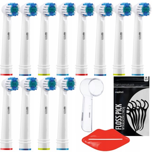 SADA KEFKOVÝCH HLAVICE ORAL-B 12 KS + PRÍSLUŠENSTVO