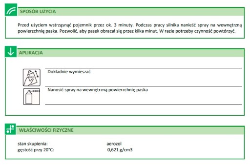 BOLL Spray na klinové remene - prípravok na údržbu klinových remeňov