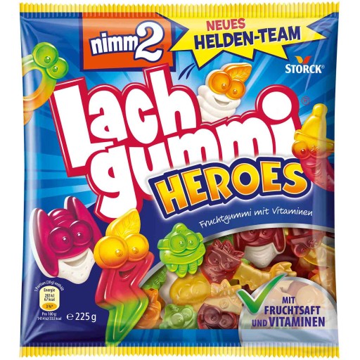 Nimm2 Fruit Heroes želé z Nemecka