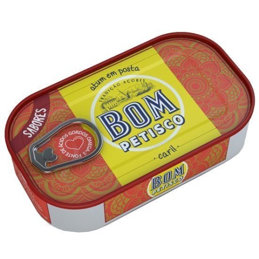 Steak z tuniaka s kari 120g Bom Petisco