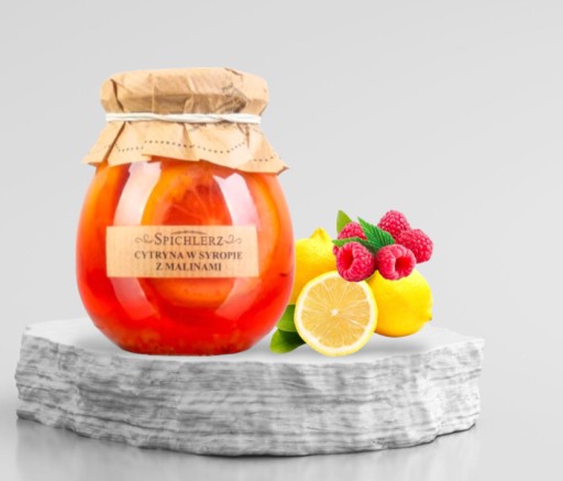 Citróny Malinový sirup 260g citróny na čaj Spichlerz Deň žien