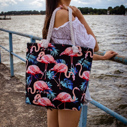 DÁMSKA taška cez rameno, veľká BOHO BEACH BAG, priestranná shopper