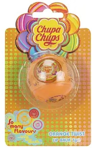 Chupa Chups balzam na pery Orange Twist Roll-on balzam na pery
