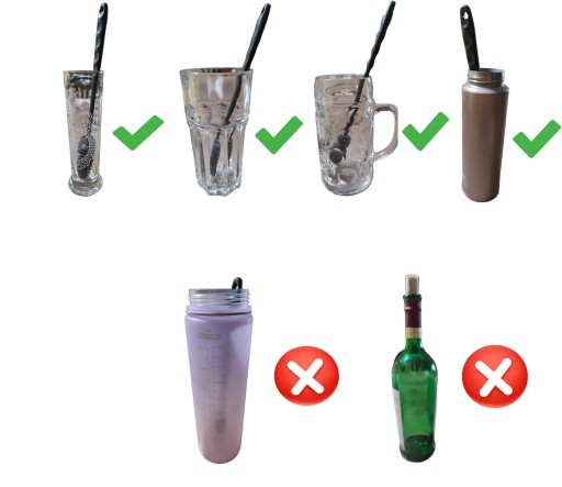 SILIKÓNOVÁ FĽAŠA UMÝVACIA KEFKA umývačka čistič GLASSES BRUSH
