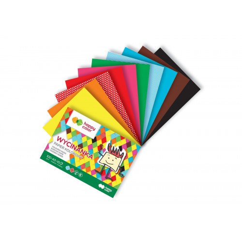 Výrezový blok A5 100g 10x Happy Color Color+Motif