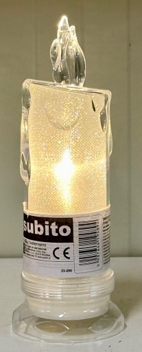 LED vložka do sviečok Subito 18 cm