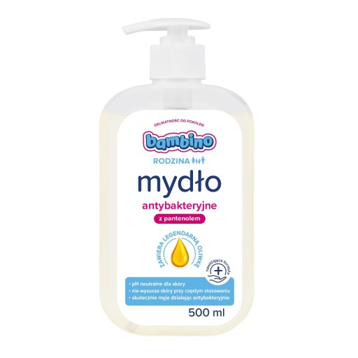 BAMBINO antibakteriálne mydlo na ruky 500ml