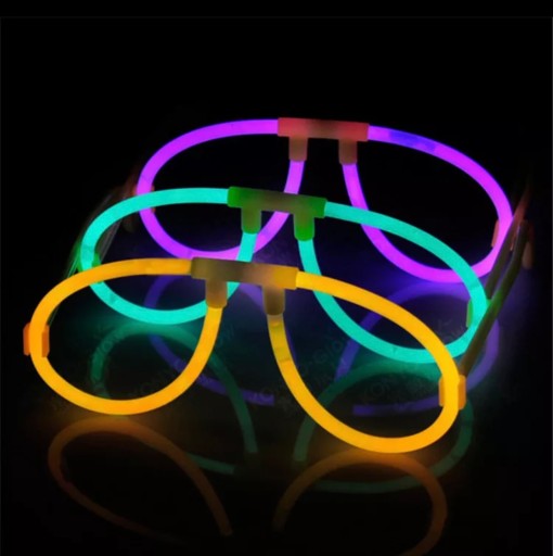 ŽIARENÉ OKULIARE NA SILVESTRA hračka pre deti FLUIORESCENT LED LED