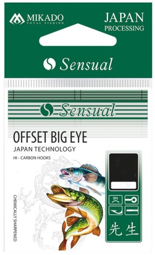 Mikado Sensual Offset Big Eye 2 háčik (5 ks.)