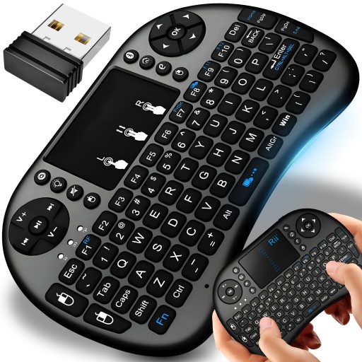BEZDRÔTOVÁ KLÁVESNICA DOTYKOVÝ OVLÁDAČ S DIAĽKOU MYŠI PRE i8 SMART TV