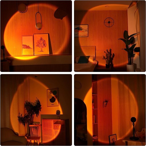 IMITÁCIA ZÁPADU SLNKA PROJEKTORA NÁLADOVEJ LAMPY