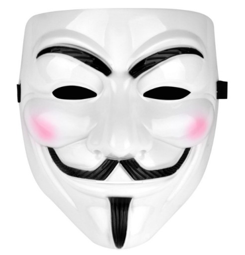 ANONYMNÁ MASKA ACTA VENDETTA PROTEST HALLOWEEN