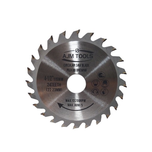 Pílový kotúč kotúče na rezanie dreva 115mm 24t s widia