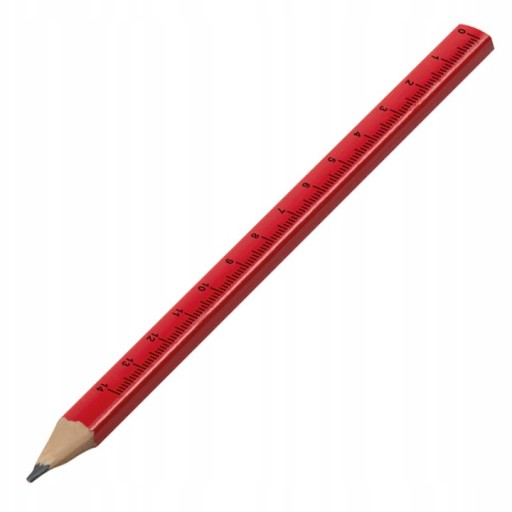 Stolárska ceruzka 180mm s pravítkom 10 ks