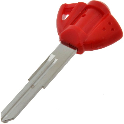 KĽÚČ NA MOTORKU SUZUKI SZ17R ČERVENÝ CHROM