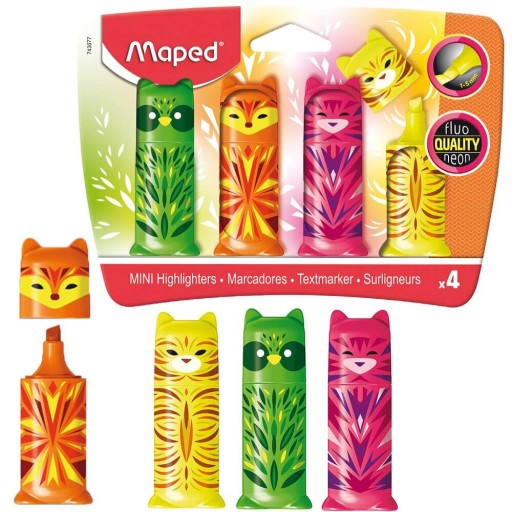 FLUO PEPS VRECKOVÝ MINI FRIENDS MIX ZVÝRAZŇOVAČ 4 FAR