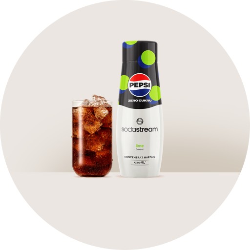 SodaStream PEPSI MAX LIMETOVÝ sirupový koncentrát do vody 440 ml