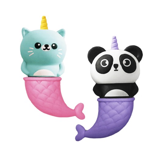 PANDA MAČKA VONNÁ GUMA 2 ks. KIDEA