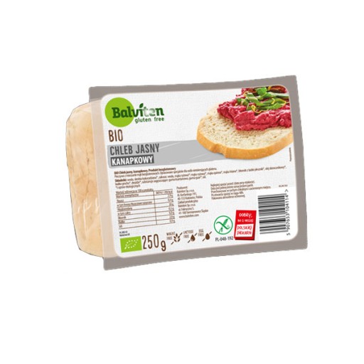 BIO chlebíček svetlý bezlepkový 250g