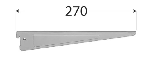 DVOJITÁ PODPORA AWSD 270MM BIELA INTEGRI DOMAX 5484