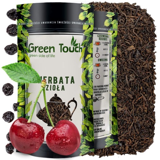 Červený čaj pu-erh ČEREŠNE V ROM 50g