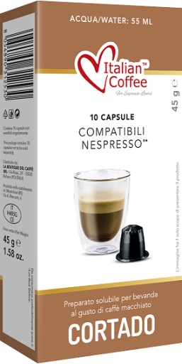 Talianska káva CORTADO| Systém kapsúl Nespresso