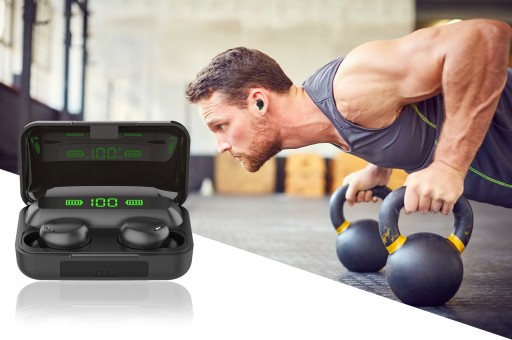 BEZDRÔTOVÉ SLÚCHADLÁ BLUETOOTH S MIKROFÓNOM POWERBANK F9 PRO MODEL 2024