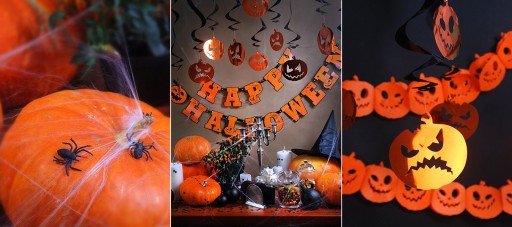 Sada dekorácií halloweenskych balónov - 50 ks
