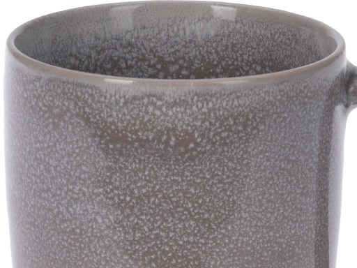 KLASICKÝ Kameninový hrnček na KÁvu A ČAJ 8,5 x 9 cm 320 ml - ŠEDÝ