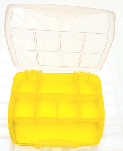 Organizér na drobnosti, triedenie doma, garáž, veľkosť M Domino 19