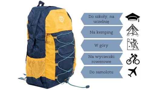 Utendors 13l vreckový batoh, školský šport