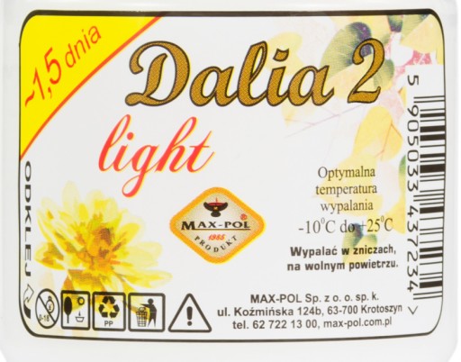 VLOŽKY DO JÚRA 11CM PARAFÍN MAXPOL DALIA 2