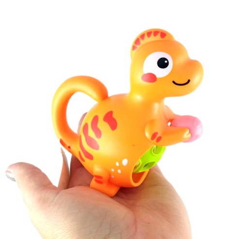 ZMYSELNÉ HRKÁVANIE S GUĽOU DINOSAUR 11CM FAREBNÉ