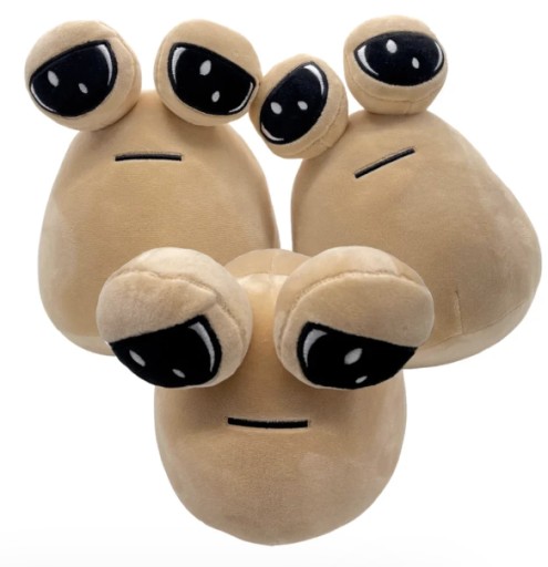 POU PLYŠOVÁ HRA MÔJ MAZLÍČEK ALIEN PLYŠOVÝ MASKOT ZEMIAKOVÝ 22cm