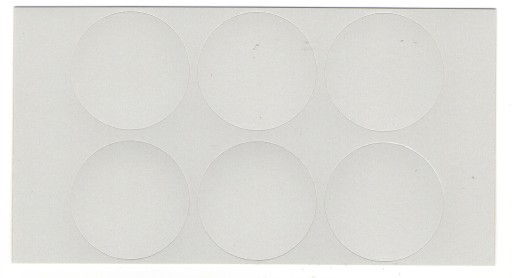 Samolepiaca čiapočka 40mm studená šedá F525 6 ks