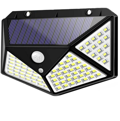 SOLÁRNA LAMPA S POHYBOVÝM SENZOROM HALOGÉN 100LED